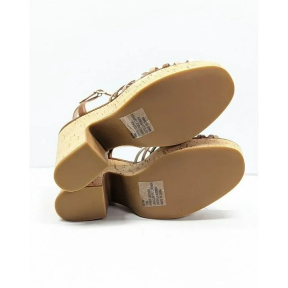 Kate Spade Women's Glow Leather Dressy Platforms Multi Toast Size 10 (MSRP $228) - Picture 8 of 10